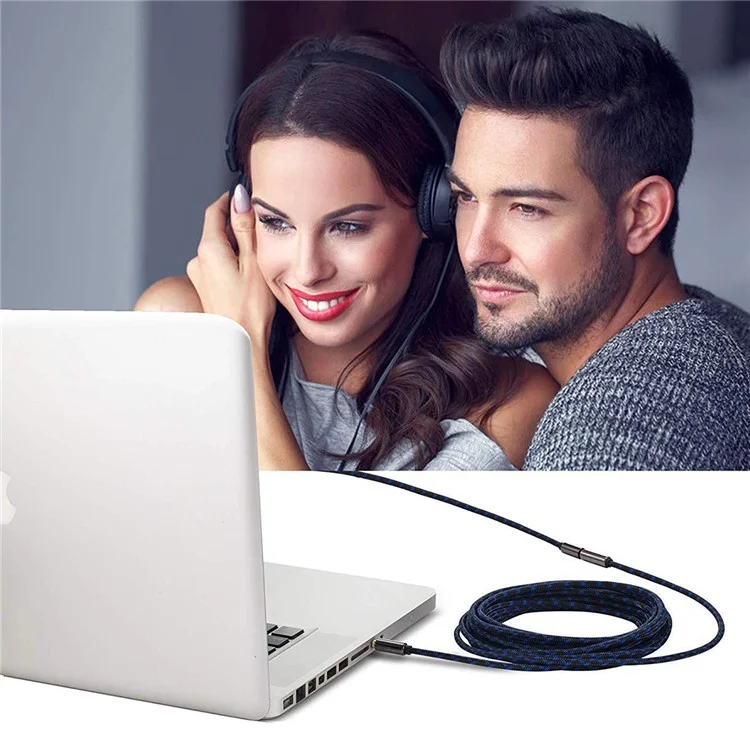 3.5mm Male to Female Audio Extension Cable AUX Cord for Smartphone Tablets Media Players, 3m