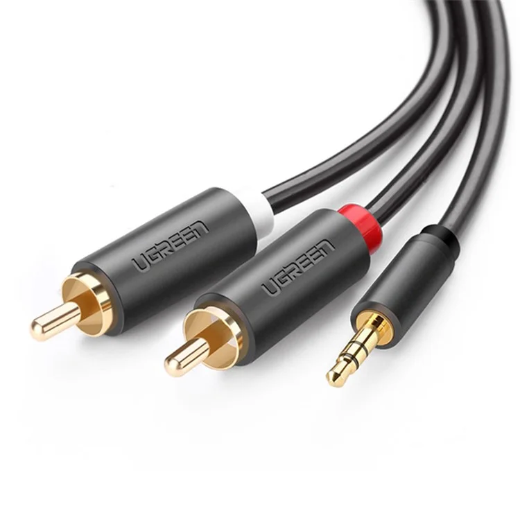 UGREEN 10512 3-Meter 3.5mm Male to 2RCA Male Stereo Audio Adapter Y Cord for Smartphones/Speakers/Tablets/HDTV/MP3 Players