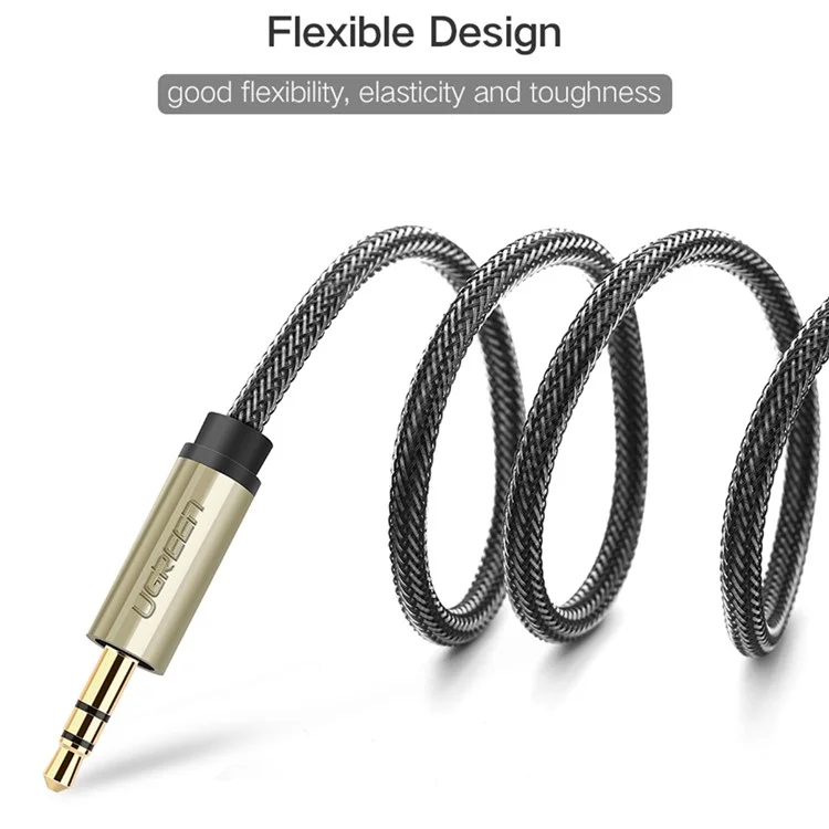 Ugreen 40791 1,5-Meter 3,5 Mm 1/8 "männlich TTs Bis 2 X 6,35mm 1/4" Männliche TS-Stereo-Audiokabel Y Splitter Für Zellphones / Verstärker / Heimkino