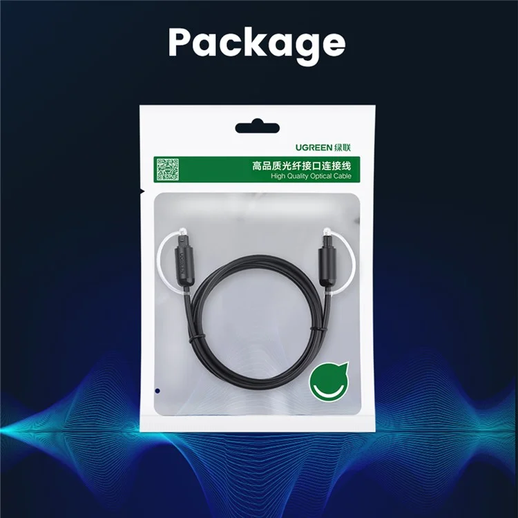 UGREEN 2m Home Theater Toslink Digital Fiber Optical Audio Cable for Xbox 360 Soundbar Speaker Amplifier