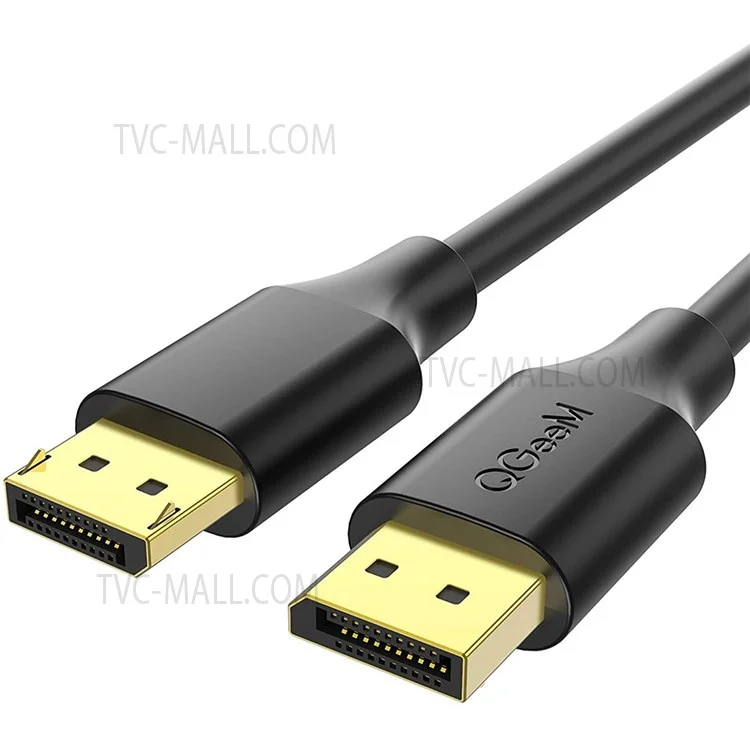 Кабель QGEEM QG-HD16 DisplayPort 1.2 4K/60 Гц DP to DP 1.8 м для HDTV, монитора, проектора