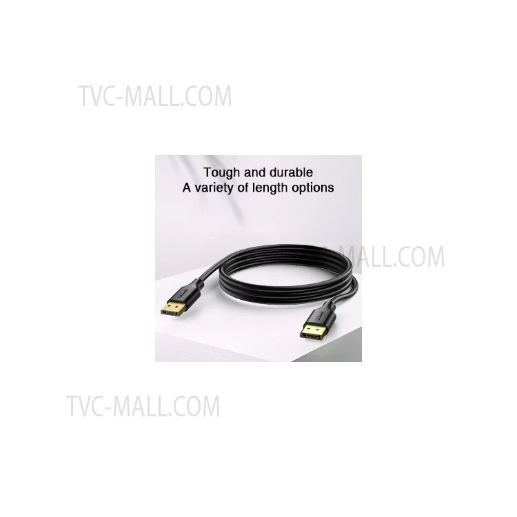 Кабель QGEEM QG-HD16 DisplayPort 1.2 4K/60 Гц DP to DP 1.8 м для HDTV, монитора, проектора