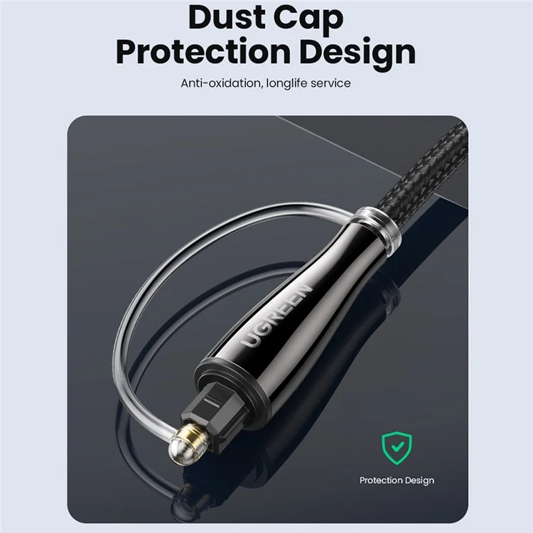 UGREEN 2m For Xbox 360 PS4 TV Box Home Theater SPDIF Toslink Digital Optical Audio Cable