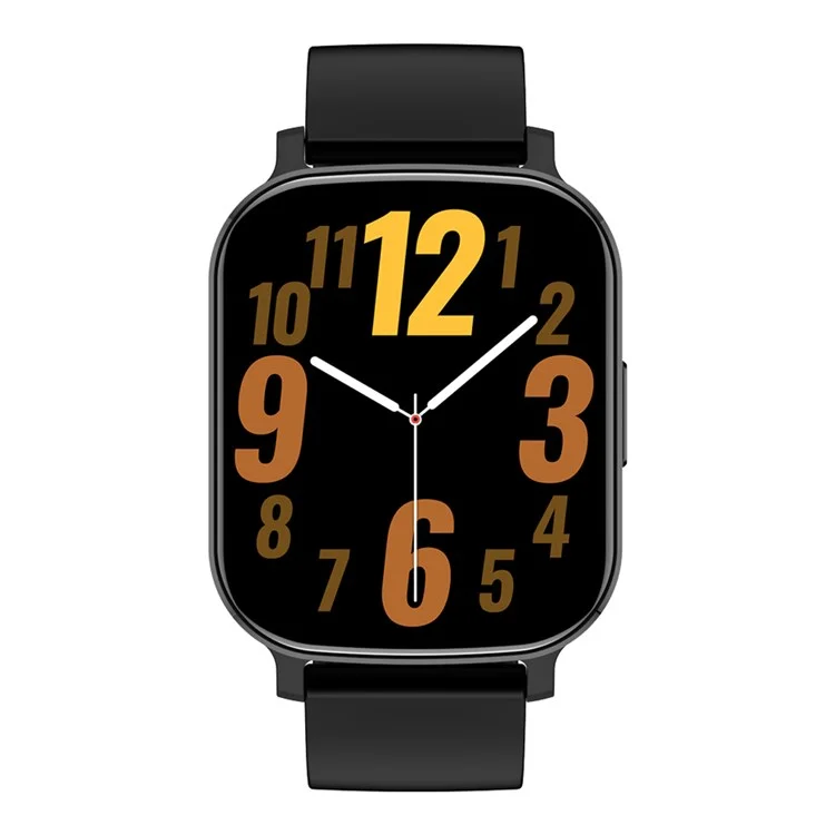 ST20 1.69 Inch Bluetooth-compatible Call Smart Watch Health Monitoring Sports Bracelet Built-in Puzzle Games - Black