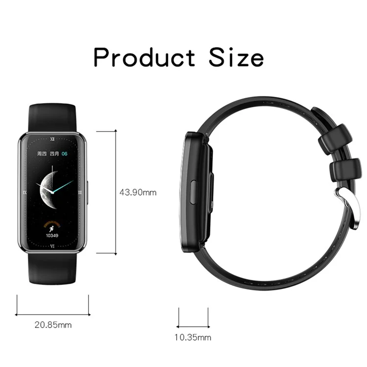X6 Smart Watch Body Temperature Detection 7 Sports Modes Waterproof Wrist Watch - White