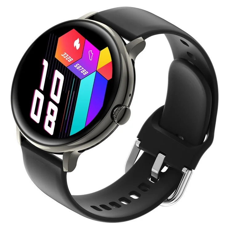 Q71 PRO [Силиконовый Ремешок] Смарт-часы Сердечное Значение IP67 Водонепроницаемый Bluetooth Call Физиологический Цикл Фитнес-часы Для Android И IOS - Черный / Балк