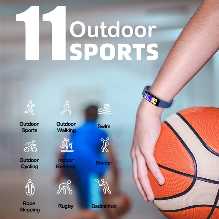 Y99C Smartwatch infantil de 0,96 pulgadas IP68 resistente al agua, pulsera deportiva con monitor de salud - Morado claro