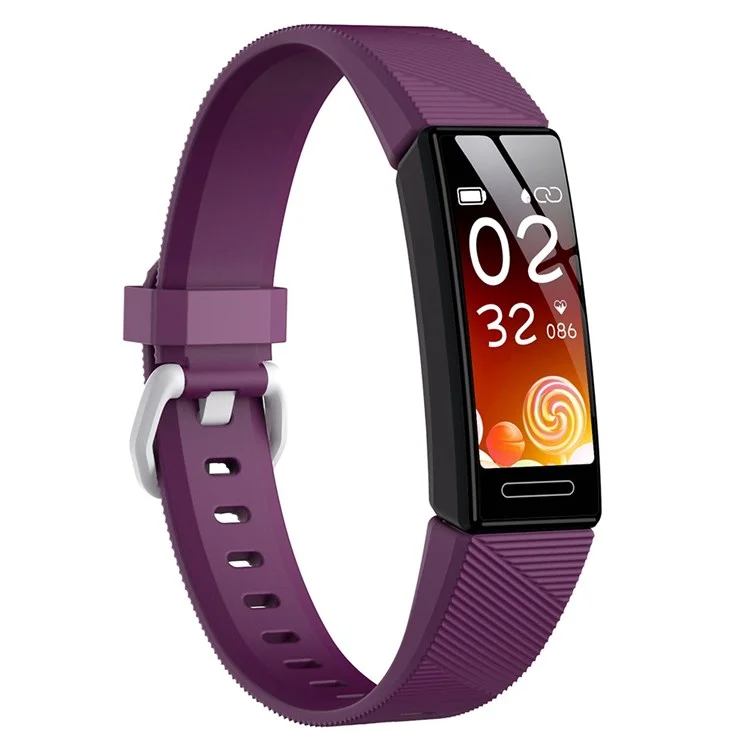 Y99C 0.96 inch Children Smart Watch IP68 Waterproof Sports Bracelet Multifunctional Health Watch with Step Count / Sleep / Heart Rate Monitoring - Purple