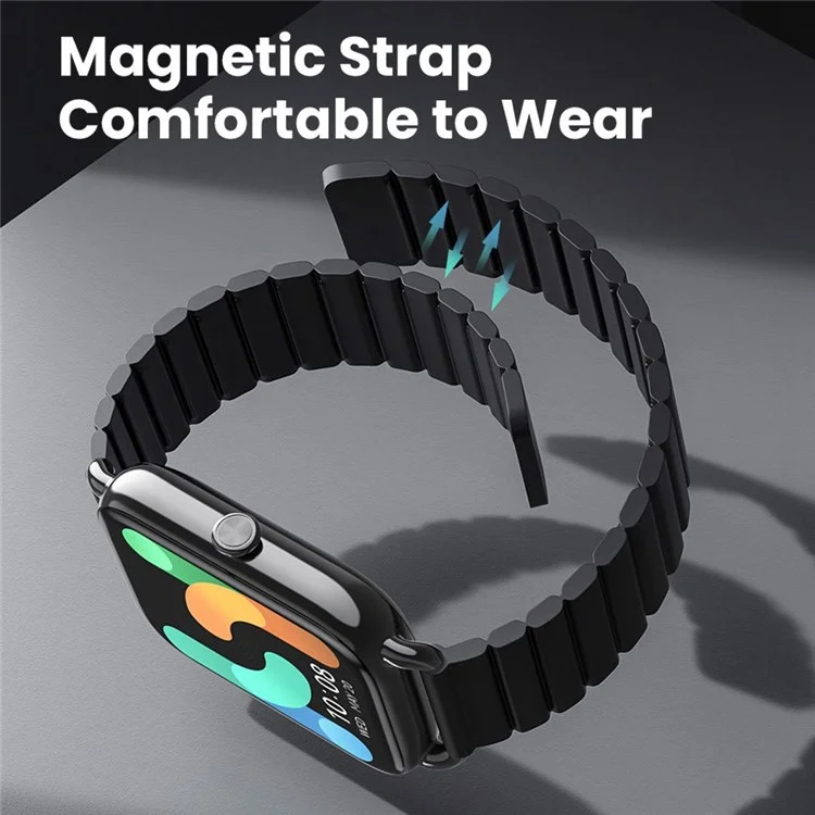 Xiaomi Haylou LS11 RS4 Plus Smart Watch 1.78 "affichage AMOLED HD IP68 Bracelet Sportif Imperméable à Poussière Avec Surveillance de la Fréquence Cardiaque - le Noir