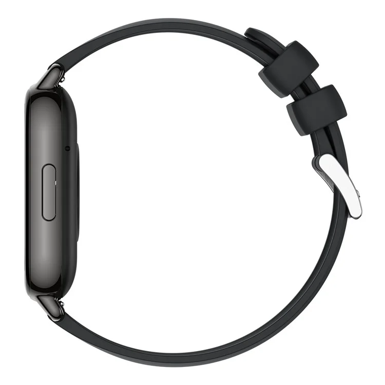 P66 Bluetooth Call Smart Watch Imperproofroproof De 1,85 Pouce Full Touch Monitor Monitor Fitness Bracelet Smartwatch - Le Noir