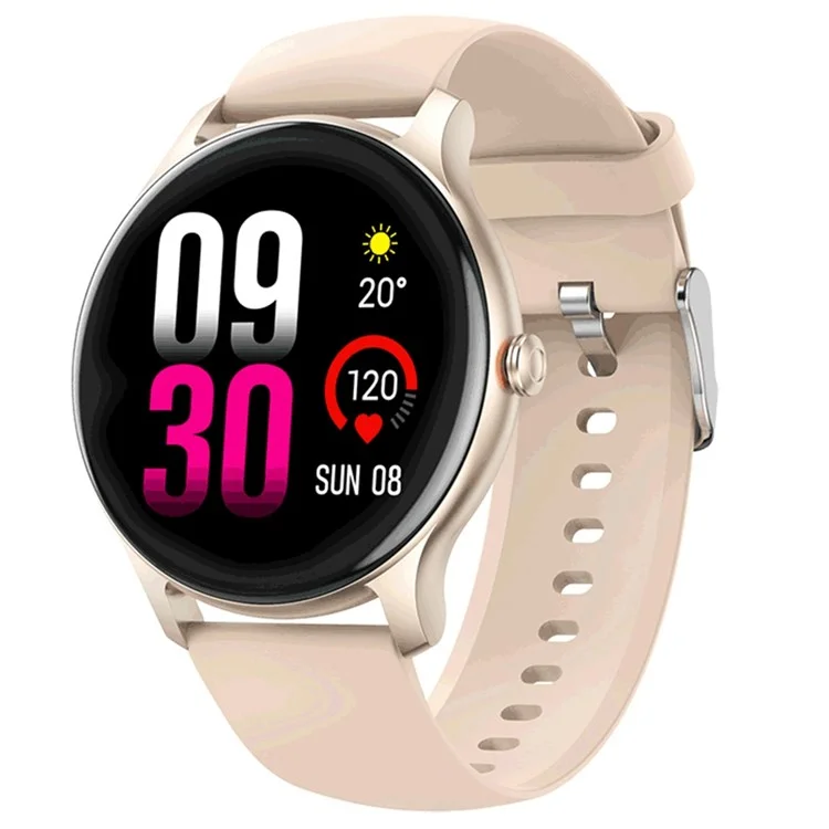 NK08C da 1,28 Pollici Schermo HD Smart Watch IP67 Bracciale Sportivo Resistente All'acqua Con Monitoraggio Del Sonno/frequenza Cardiaca Per le Donne - Oro