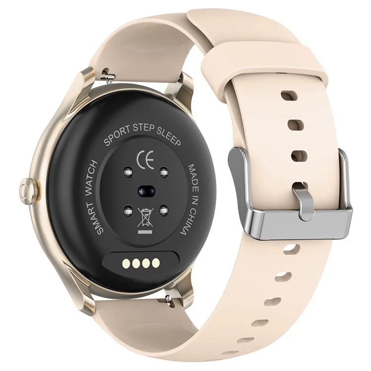 NK08C da 1,28 Pollici Schermo HD Smart Watch IP67 Bracciale Sportivo Resistente All'acqua Con Monitoraggio Del Sonno/frequenza Cardiaca Per le Donne - Oro