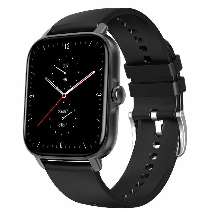 Умные часы GT21 с экраном 1,75 дюйма HD, Bluetooth-вызов, IP67 водонепроницаемость, спортивный браслет с GPS, фитнес-трекер с мониторингом частоты сердечных сокращений, уровня кислорода в крови и ЭКГ - черные