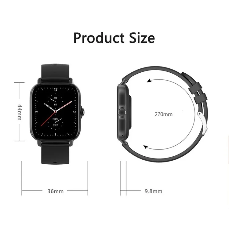 GT21 1.75 inch HD Screen Smart Watch Bluetooth-compatible Call IP67 Waterproof Sports Bracelet GPS Fitness Tracker with Heart Rate Blood Oxygen ECG Monitoring - Pink