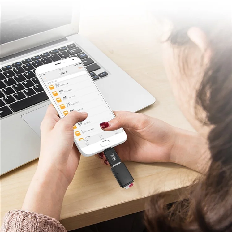 Adattatore KAWAU L207 USB-C a USB-A Maschio Tipo C a Femmina USB 3.0 Tipo A Convertitore per MacBook iPad