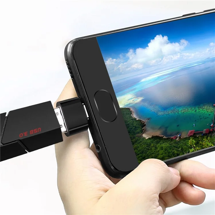 KAWAU L206 USB 2.0 Female to Micro Male Converter Portable OTG Adapter for Android Smartphone Tablet