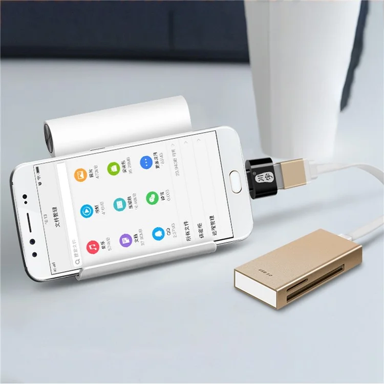 KAWAU L206 USB 2.0 Female to Micro Male Converter Portable OTG Adapter for Android Smartphone Tablet