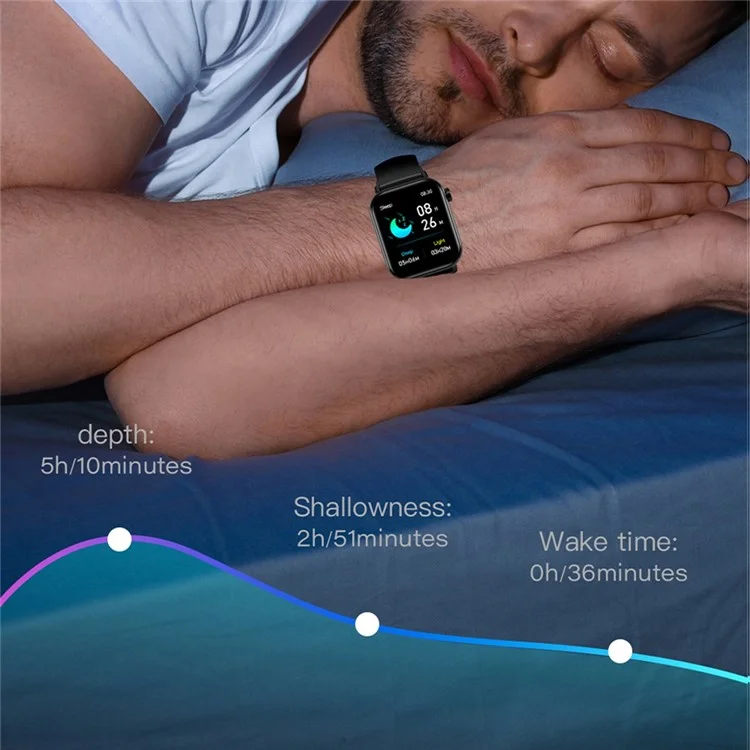 Zw27 1,81 Zoll TFT Voll-touchs-screen Smart Watch Multisport-fitnessarmband Mit Herzfrequenz / Blutdruck / Blutsauerstoffüberwachung - Gold