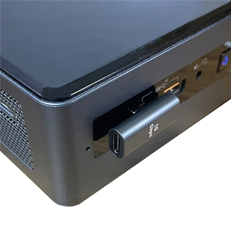 UC-067-LP Typ-C Weiblich 90 Grad nach links gewinkelt zu USB 3.0 Typ-A Männlich Datenstecker-Adapter für Laptop Desktop-PC