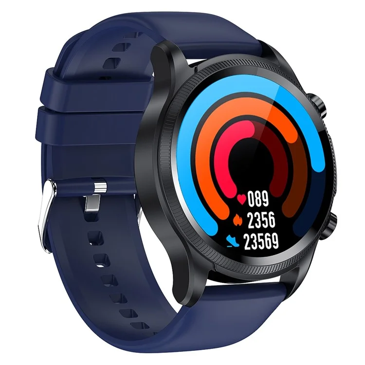 E400 1.39" Touch Screen HD Smart Bracelet Water Resistant Sports Watch ECG+PPG Health Watch with Body Temperature and Blood Oxygen Monitoring (TPU Strap) - Blue