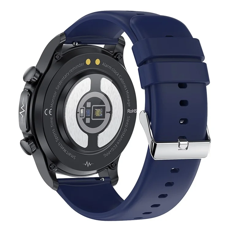 E400 1.39" Touch Screen HD Smart Bracelet Water Resistant Sports Watch ECG+PPG Health Watch with Body Temperature and Blood Oxygen Monitoring (TPU Strap) - Blue