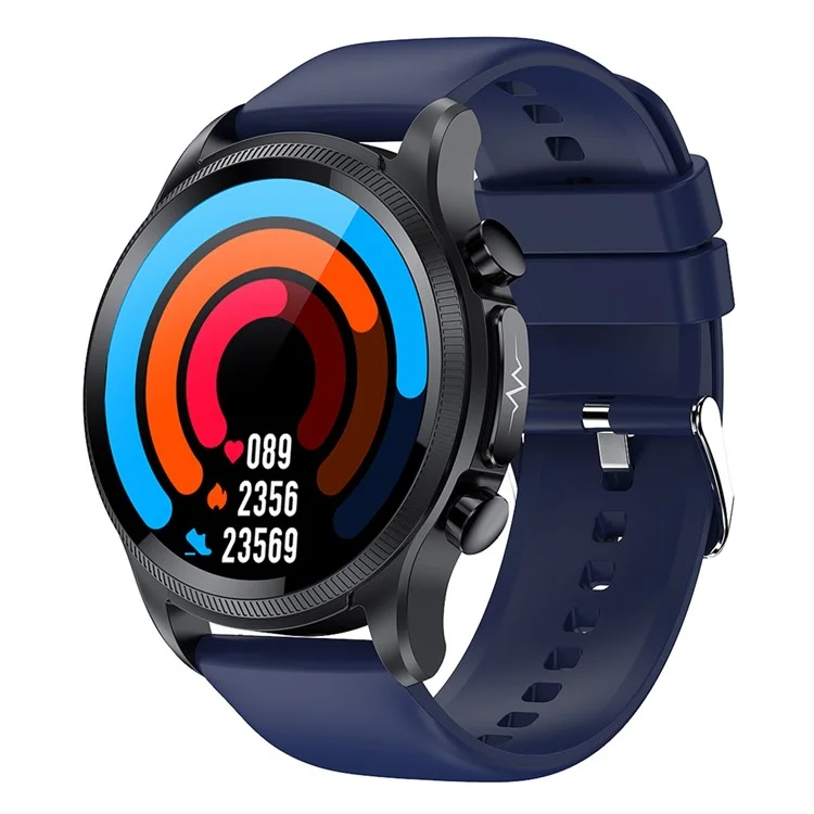 E400 1.39" Touch Screen HD Smart Bracelet Water Resistant Sports Watch ECG+PPG Health Watch with Body Temperature and Blood Oxygen Monitoring (TPU Strap) - Blue