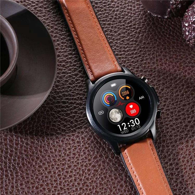 E400 1.39" Touch Screen HD Smart Bracelet Water Resistant Sports Watch ECG+PPG Health Watch with Body Temperature and Blood Oxygen Monitoring (TPU Strap) - Blue