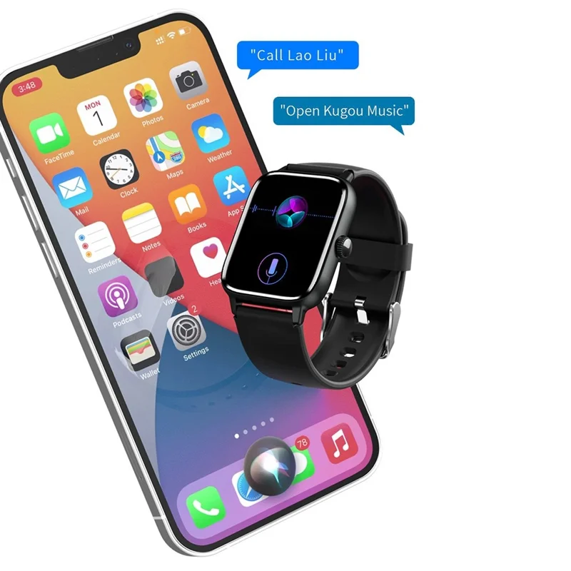 TW2 1,8 inch Scherm Smartwatch met NFC-functie IP67 Waterdichte Fitnessarmband Multifunctionele Gezondheidswatch met Hartslagmeting - Roze