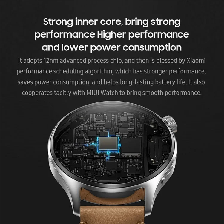 XIAOMI Watch S1 Pro M2134W1 1.47 inch Smart Watch Waterproof Fitness Bracelet with Heart Rate, Sleep Monitoring - Black