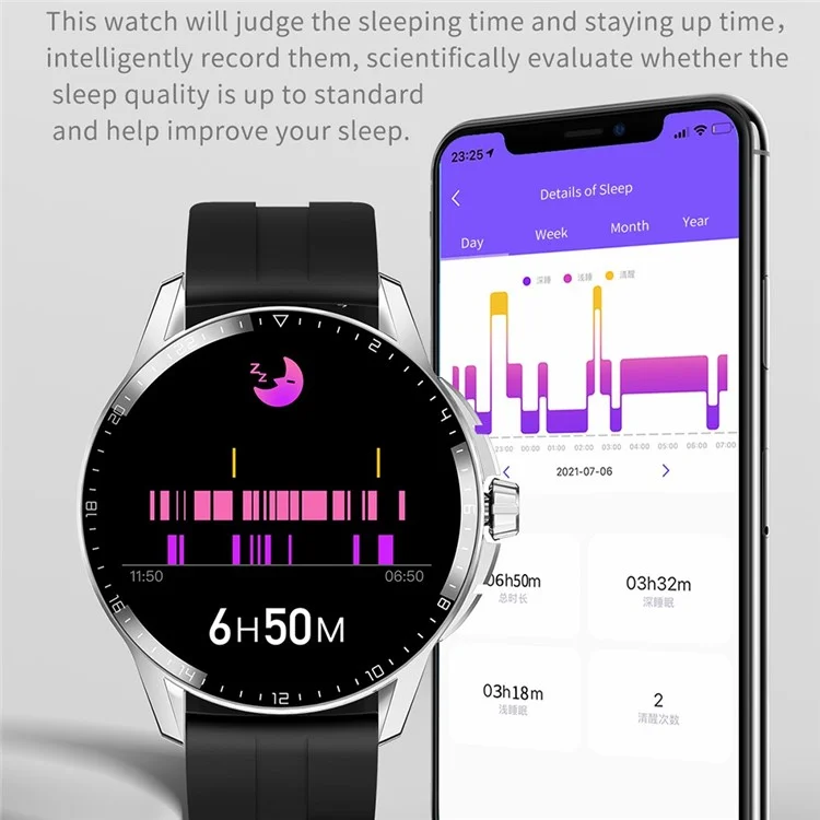 GT4 Pro 1.47" Smart Watch HD Bluetooth-compatible Calling Waterproof Sports Bracelet Support Heart Rate Blood Oxygen Monitoring - Black