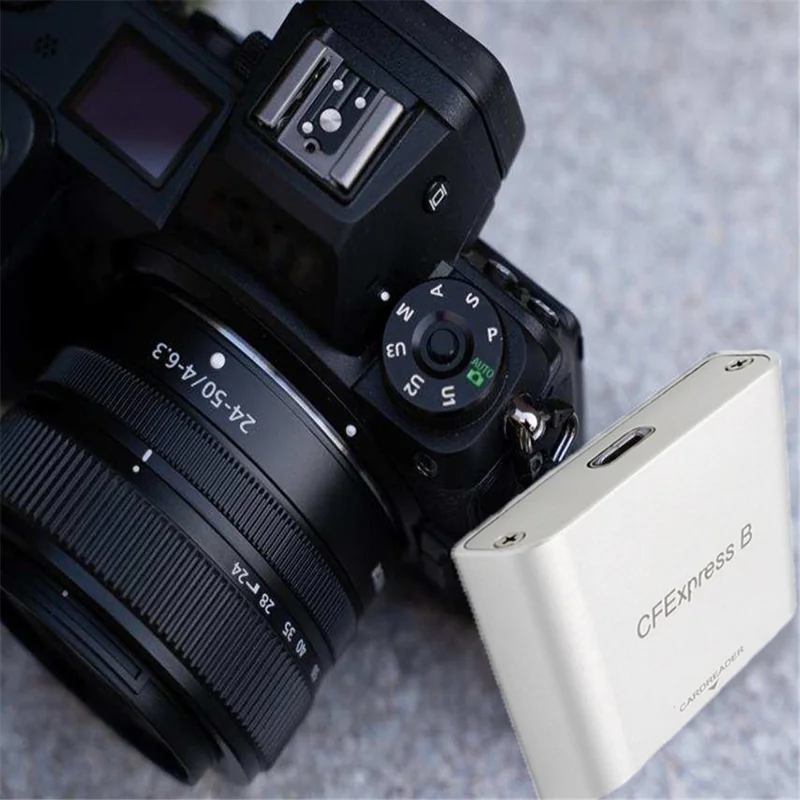 CFexpress Type B Card Reader USB3.1 Gen 2 10Gbps High Speed Aluminum Alloy Card Reader