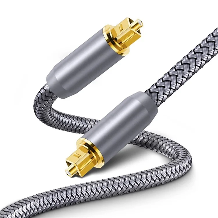 Câble Audio Optique Numérique 10m Pour PS4, Xbox, TV, Amplificateur, S / Cordon de Connexion du Périphérique Toslink de Sortie en Nylon de Sortie PDIF (style A)