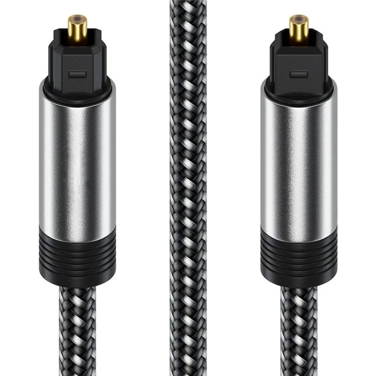 20m Super Long Toslink Digital Optical Audio Kabel SPDIF Output Nylon Geflochten Linie für TV Blu-ray Player (Style B)