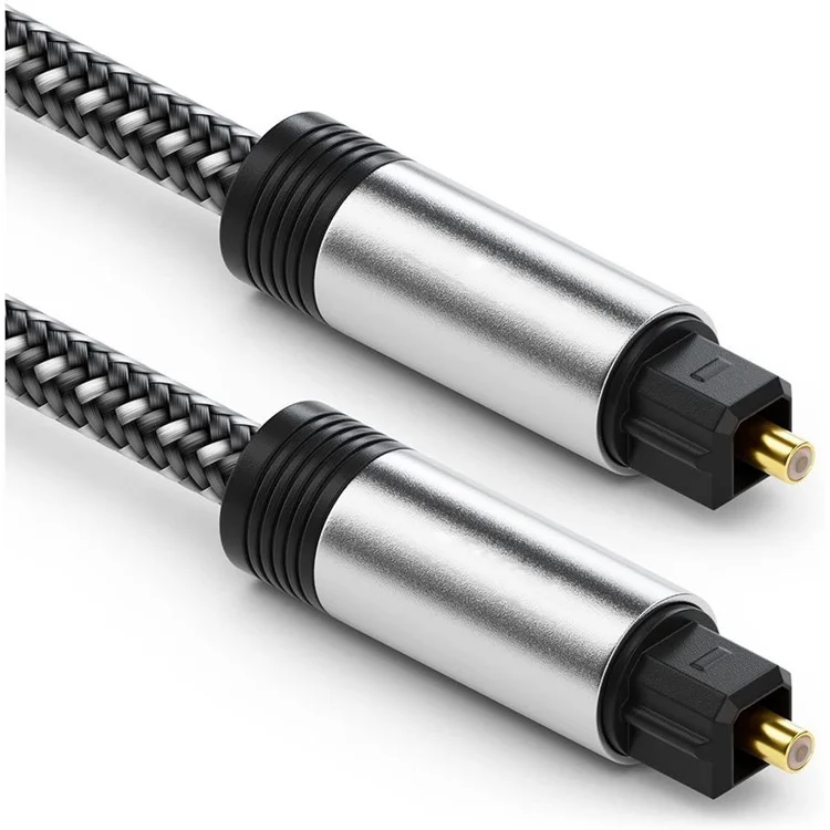20m Super Long Toslink Digital Optical Audio Kabel SPDIF Output Nylon Geflochten Linie für TV Blu-ray Player (Style B)