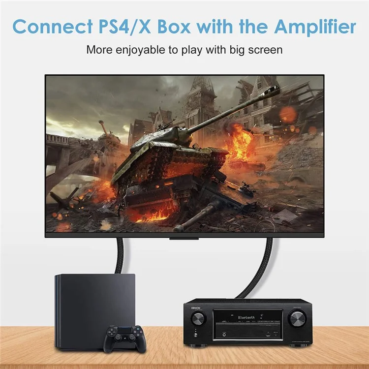 20m Super Long Toslink Digital Optical Audio Kabel SPDIF Output Nylon Geflochten Linie für TV Blu-ray Player (Style B)