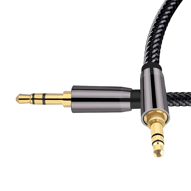 10m Audio Extension Cable AUX Stereo 3.5mm Male to Male Line Nylon Braided Tangle-Free AUX Cord