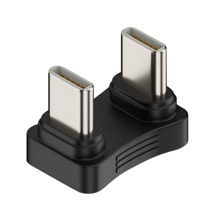 UC-009-MM Gomito a forma di U Adattatore USB-C a doppia testa 480Mbps Trasmissione veloce Maschio Type-C a Maschio Accoppiatore Estensore Convertitore