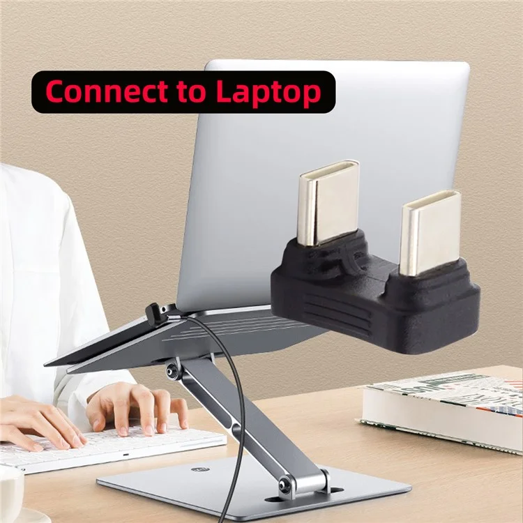 UC-009-MM Gomito a forma di U Adattatore USB-C a doppia testa 480Mbps Trasmissione veloce Maschio Type-C a Maschio Accoppiatore Estensore Convertitore