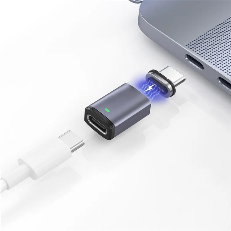 Straight Head 480Mbps Data Transfer Type-C Male to Type-C Female Adapter PD 100W Fast Charge USB-C Expansion Converter for MacBook Laptop