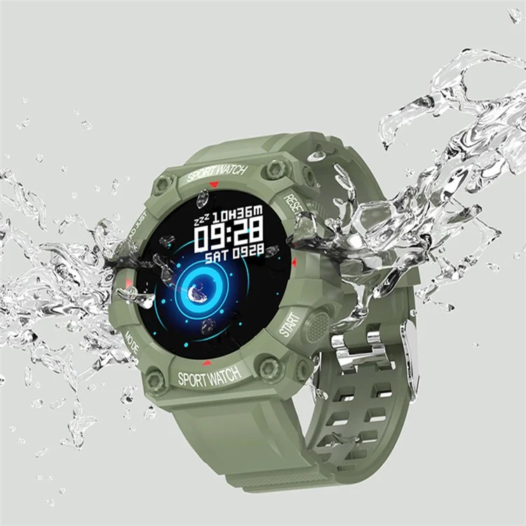 FD68S / Y56 1,3 -zoll -roundbildschirm Bluetooth Smart Watch Wasserdichte Herzfrequenz -gesundheitsüberwachung Sport Smart Bracelet - Schwarz