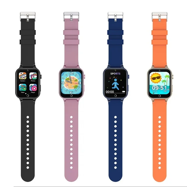 X33 Kids Camera Pedometer Music Game Smart Watch Student Smart Bracelet with Built-in 26 Puzzle Games - Blue