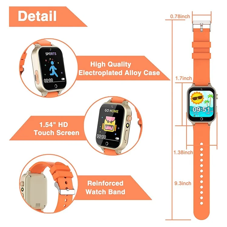X33 Kids Camera Pedometer Music Game Smart Watch Student Smart Bracelet with Built-in 26 Puzzle Games - Blue