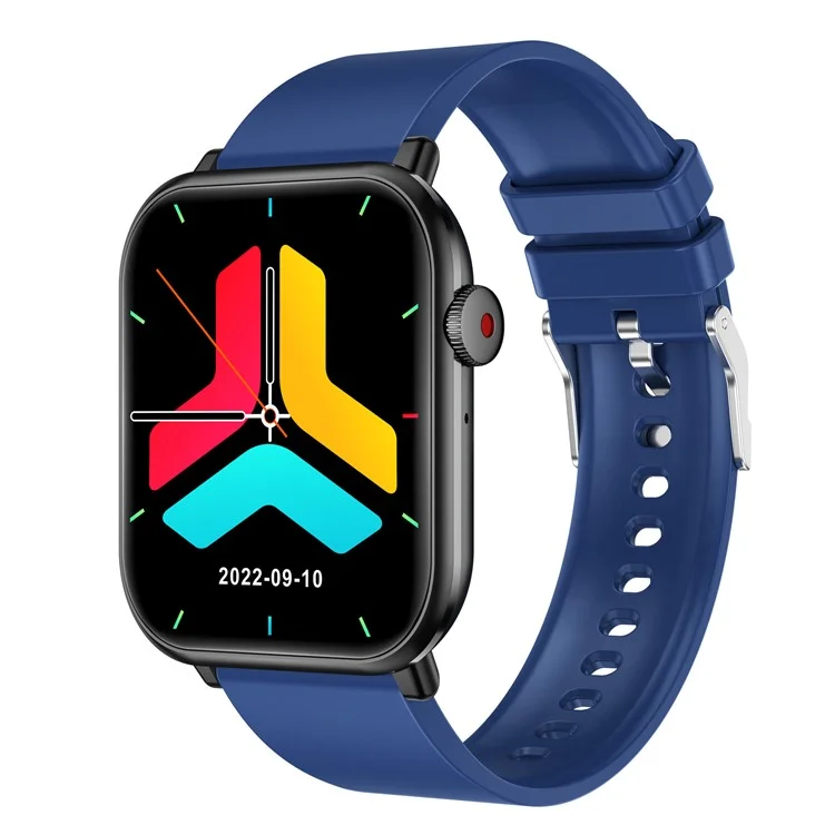 M2 1,96 Zoll HD -bildschirm Smart Watch Bluetooth Call Sports Armband Mit Temperaturherzfrequenzüberwachung - Blau