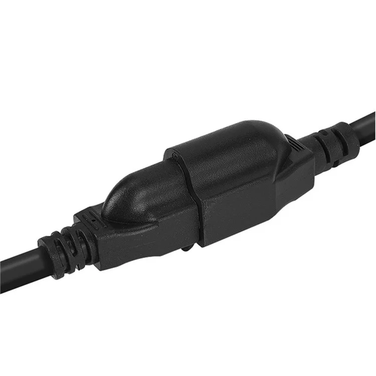 JUNSUNMAY US 0.5m / 1.6ft NEMA 5-15P 1 to 2 Way Outlet NEMA 5-15R SJT 16AWG 3 Prong Extension Power Cable