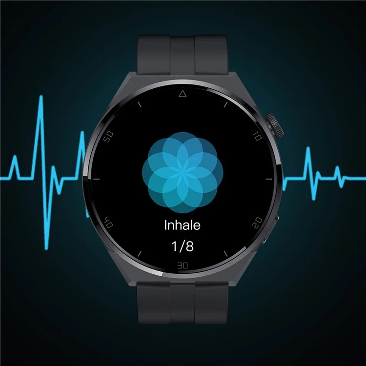 PG3MAX Bluetooth-compatible Call 1.6" Smart Watch Blood Oxygen Heart Rate Monitor IP67 Waterproof Sports Bracelet - Silver