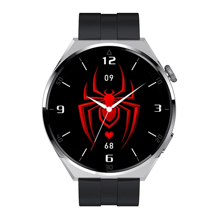 PG3MAX Bluetooth-compatible Call 1.6" Smart Watch Blood Oxygen Heart Rate Monitor IP67 Waterproof Sports Bracelet - Silver