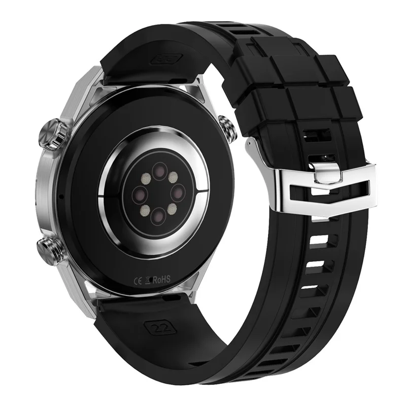 Умные Часы С Bluetooth-звонками DT Ultra Mate, 1,5-дюймовый HD-экран, GPS, Трекер Здоровья - Серебристый / Силиконовый Ремешок