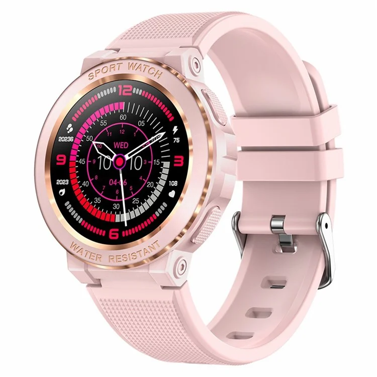 MK60 Bluetooth Call Smart Watch for Women 1.2" HD Screen Fitness Activity Tracker with Blood Pressure Heart Rate Monitor Health - Pink