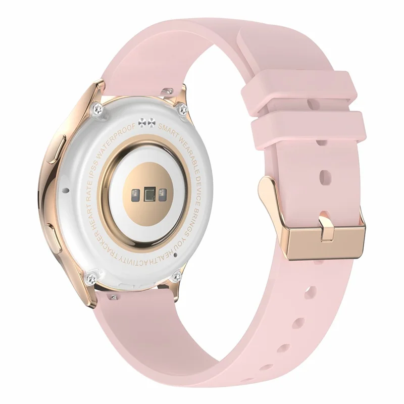 AK53 Strap de Silicona Mujeres Smart Watch Smart Period Menstrual Registro de Frecuencia Cardíaca Monitoreo Del Sueño Sports Smart Bracelet - Oro