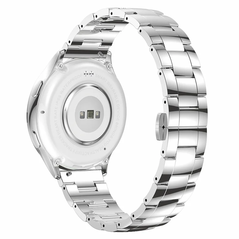 AK53 Steel Strap Women Menstrual Period Record Smart Watch Bluetooth Health Monitoring Sports Smart Bracelet - Silver